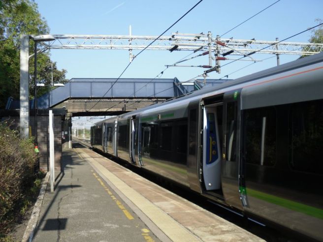 Acton Bridge Station Photo of London Midland train at Acton Bridge station