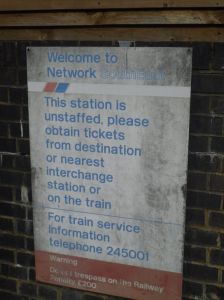 Watford West Information Sign