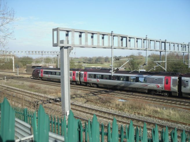 Photo of Cross Country Voyager pausing at Norton Bridge station