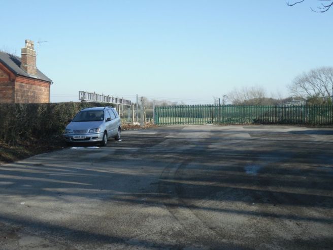 Photo of former entrance to Norton Bridge station