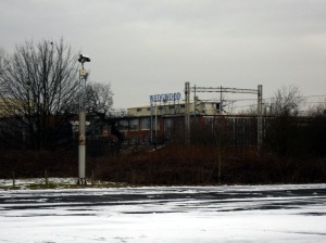 Photo of Wedgwood Factory as seen from the road near Wedgwood station