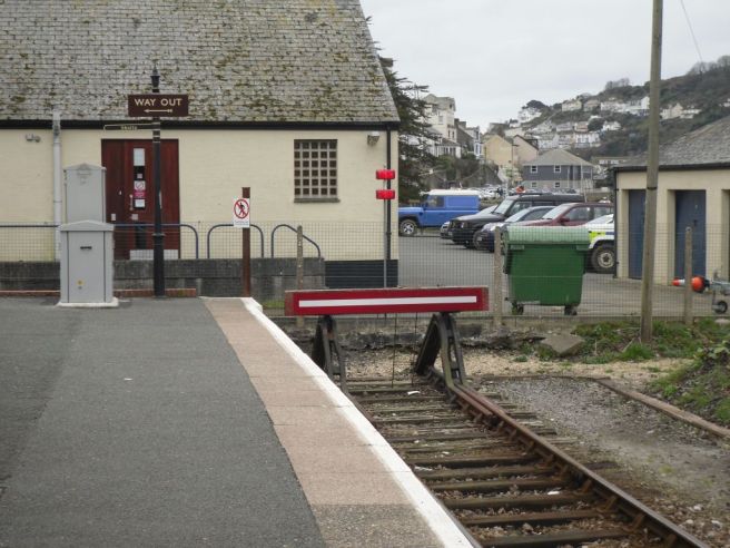 Photo of Buffer Stops at Looe Station