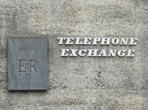 Photo of Looe Telephone Exchange sign
