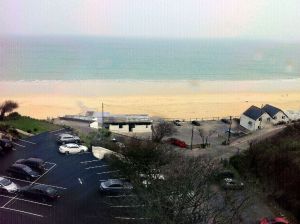 St Ives beaches seen from the train