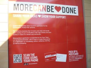 "Morecanbedone" poster