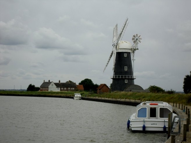 Windmill and River Yare Windmill and River Yare