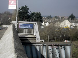Angel Road station entrance