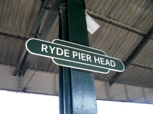 Ryde Pier Head nameboard