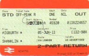 Ticket to Shanklin