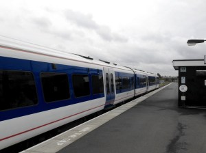 Chiltern train passes through