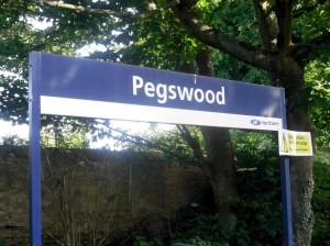 Pegswood Sign