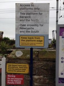 This platform for Berwick