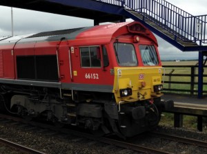 66152 passes through Teesside Airport