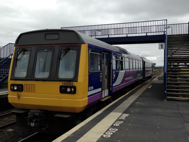 142093 arrives at Teesside Airport
