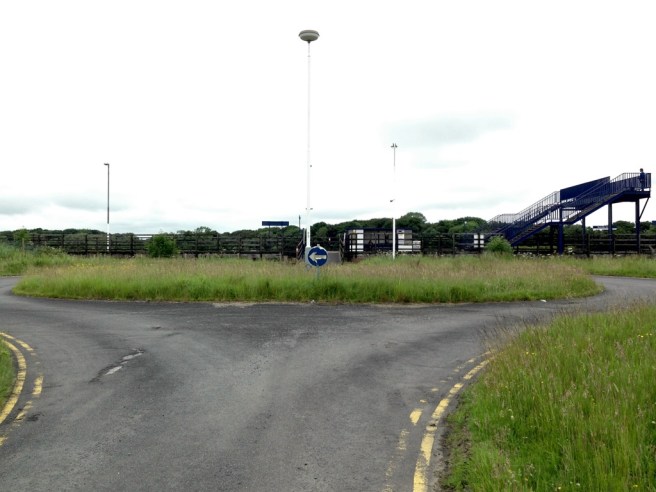 Teesside Airport Turning Circle
